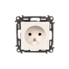 LEGRAND VALENA LIFE Enojna vtičnica z/brez vtičnice 2P+Z kremna 753285