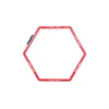 Merco Multipack 4pcs Agility Hex Hexagon Red