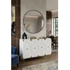 HANAH HOME Konzola Alfa 120 White Gold