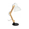 Stona lampa 1xE27/40W/230V bela/crna