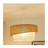 Brilagi - Luster na sajli SHINE 1xE27/15W/230V, O 50 cm, bež/krem