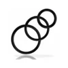ADDICTED TOYS RINGS SET FOR PENIS BLACK