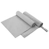 Sportski Ručnici 2 pcs Siva 100 x 50 cm Poliester i poliamid