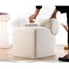 Atelier del Sofa Tabure 45x56x60cm, Krem