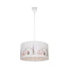 Dečiji luster KIDS ROOM 1xE27/60W/230V, prečnik 40 cm, sa motivom životinjica