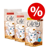 Varčno pakiranje Catessy hrustljavi prigrizki 3x65 g - S perutnino & sirom