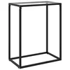 Konzolni stol prozirni 60 x 35 x 75 cm od kaljenog stakla