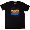 Rush Majica Tour 74-75 Unisex Black 2XL