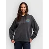 RVCA Iris ženski pulover s kapuco washed black