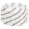Pleteni brodski konop bijeli 20 mm x 100 m poliesterski