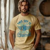 Camiseta Majica sa štampanim printom Cam 257, Muška, Pesak