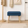Dvojna klop Modra 60 x 40 x 46 cm Blago
