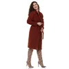 JESSYSS Debelejši teksturiran oversized plašč
