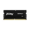 Kingston RAM memorija KF560S38IB-16 FURY Impact, 16GB, DDR5, SODIMM, 6000MT/s Black, XMP
