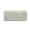 INF 84-tipkovna kompaktna brezžična tipkovnica, Bluetooth in 2.4G Green, (5000310597)