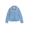 TOM TAILOR DENIM Prehodna jakna moder denim