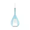 Ideal Lux - Luster na sajli KALIQUE 1xE27/42W/230V prečnik 18 cm dimljeno plava