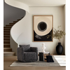 Atelier del Sofa Fotelja Nora, 75 x 70 x 80 cm, Crna