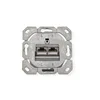 Secomp Value Cat6A/Cl.EA Flush WallMount Jack STP horizontalni beli