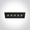 UGRADBENA LAMPA LED 12W WW IP20 38deg 230V CRNA