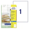 AVERY ZWECKFORM etikete J8567-25, 210 x 297 mm (25 listov), prozorne
