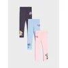 Sinsay - Pamučne pantalone 3 komada Disney - svetlo plava