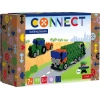 Trefl CONNECT M - Smetarsko vozilo/traktor s prikolico, 190 delov - 1 k.