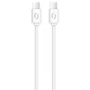 Aligator Podatkovni kabel POWER 3A, USB-C/USB-C, bel