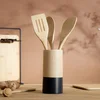 Kuhinjski set Bamboo 5kom - Black - HML
