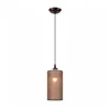 LED luster na sajli NOEL MINI 1xE27/60W/230V braon