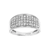 DIAMANT LETERNEL Prstan Eternity-Ring aus 375 Weißgold mit 0.50 Karat Diamant srebrna