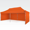 Paviljon za zabave 4x8m - plus 3 stene - Oranžna