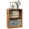 Regal za knjige boja starog drva 60x24x76 cm konstruirano drvo