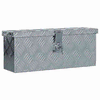 Aluminijska kutija 48,5 x 14 x 20 cm srebrna