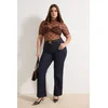 Trendyol Curve Ženska bluza Tbbss25Af00004, Braon
