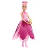 Lutka Barbie Petal Pop - rožnati tulipan, svetlolasa, z dodatki (JMF57)