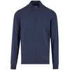 INDICODE JEANS Pletena jopa temno modra