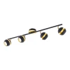 Eglo Nocito spot/4, led, 4x3,3w, 4x240lm, zlatna/crna