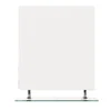 SAPHO Ogledalo WEGA s Police 80x80cm Krom - Odporno proti Koroziji