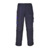MONSUN Radne pantalone Contrast/ teget/plava