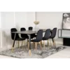 Venture Design Jedilna miza 180x90x75 cm črna