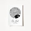 Wallity Poster New York-2070, 21x29,7 cm, Beli