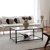 Wallity Klub sto 90x40x60cm Sivo-Crni