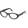 Tom Ford Ženski okvir za dioptrijske naočare Blue block 0FT6067-B 154, Crni