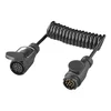 Northix 13-pinski spiralni kabel, 1,5 m, 8-žilni, PVC