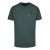 Mister Tee Majica Flamingo rumena/zelena/temno zelena/staro roza