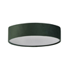 Searchlight 23298-2GR - Plafonsko svetlo DRUM PLEAT 2xE27/15W/230V zeleno