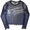 Michael Jackson Blurred Blue M Ženske Majica