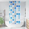 Vidaxl Rolo zavesa za prho 80x240 cm krogi