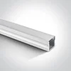 ALU PROFIL ZA LED TRAKU (max.12mm) 17×15×2000mm NADGRADNI BIJELI
